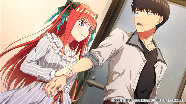 ゲーム『五等分のプリンセス ～幻想と深淵と魔法学院～』イベントCG（C）春場ねぎ・講談社／「五等分の花嫁∽」製作委員会（C）MAGES.