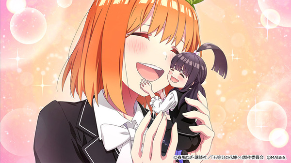 ゲーム『五等分のプリンセス ～幻想と深淵と魔法学院～』イベントCG（C）春場ねぎ・講談社／「五等分の花嫁∽」製作委員会（C）MAGES.