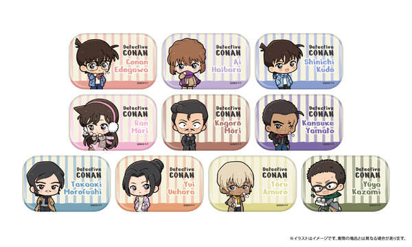 長方形型缶バッジ（全10種）