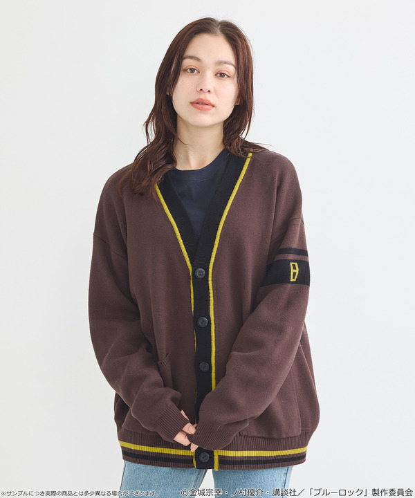 TVアニメ『ブルーロック』× earth music＆ecology Japan Label「ニットカーディガン 蜂楽 廻 モデル＜イエロー＞」