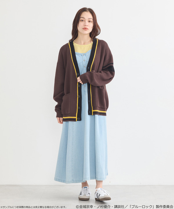 TVアニメ『ブルーロック』× earth music＆ecology Japan Label「ニットカーディガン 蜂楽 廻 モデル＜イエロー＞」