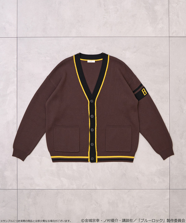 TVアニメ『ブルーロック』× earth music＆ecology Japan Label「ニットカーディガン 蜂楽 廻 モデル＜イエロー＞」