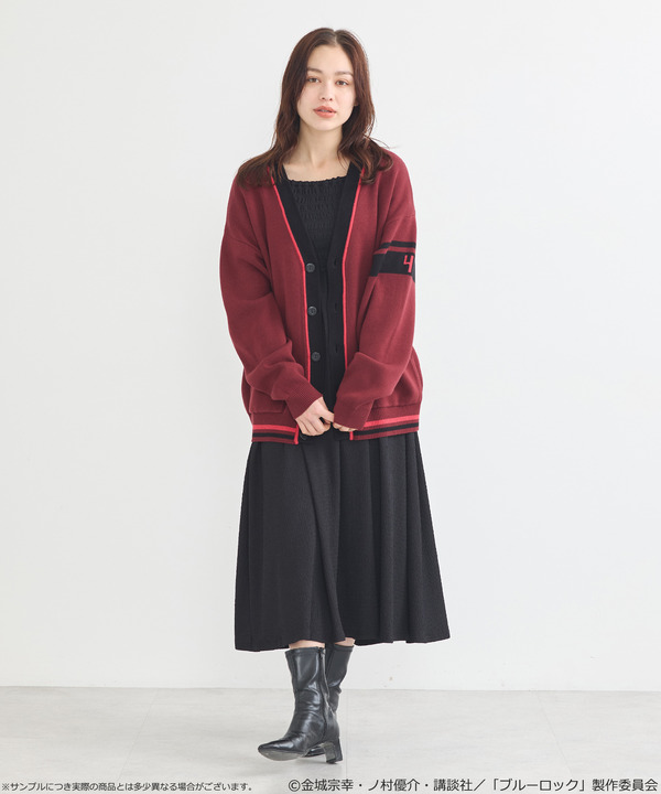 TVアニメ『ブルーロック』× earth music＆ecology Japan Label「ニットカーディガン 千切 豹馬 モデル＜ピンク＞」