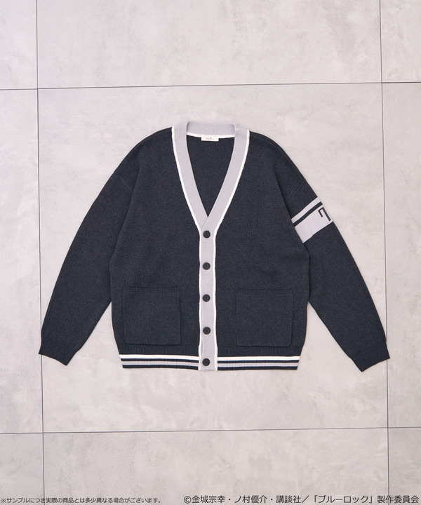 TVアニメ『ブルーロック』× earth music＆ecology Japan Label「ニットカーディガン 凪 誠士郎 モデル＜ブラック＞」