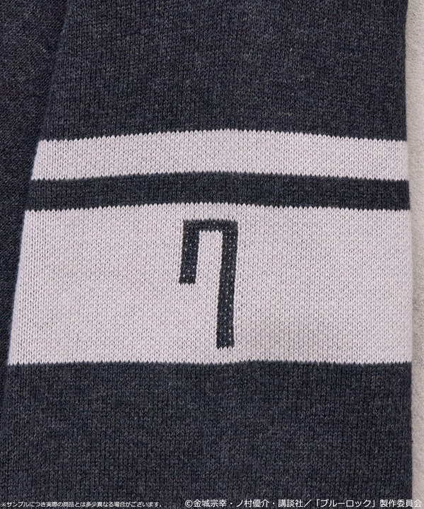 TVアニメ『ブルーロック』× earth music＆ecology Japan Label「ニットカーディガン 凪 誠士郎 モデル＜ブラック＞」