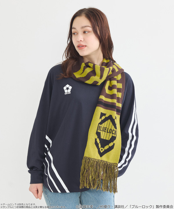 TVアニメ『ブルーロック』× earth music＆ecology Japan Label「サッカーマフラー 蜂楽 廻  モデル＜イエロー＞」