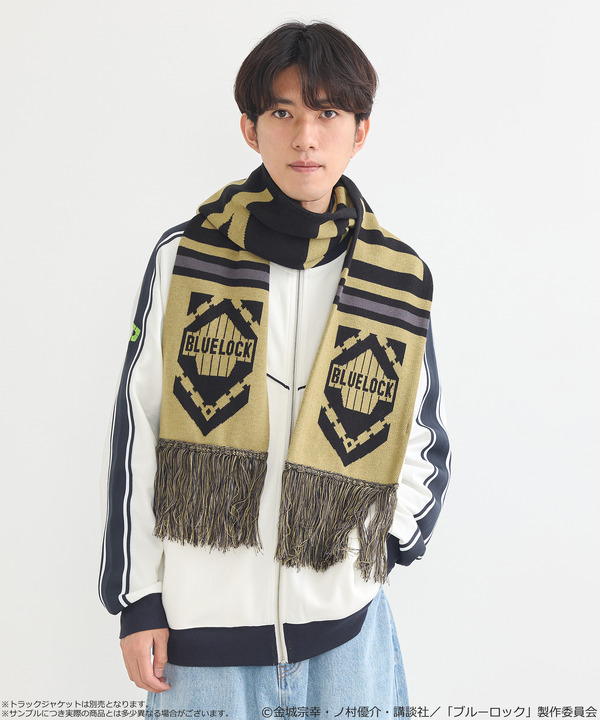 TVアニメ『ブルーロック』× earth music＆ecology Japan Label「サッカーマフラー 潔 世一 モデル＜グリーン＞」