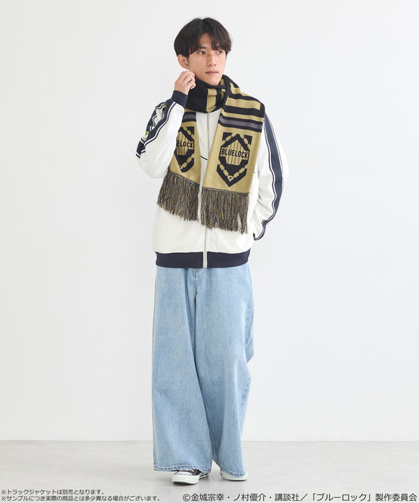 TVアニメ『ブルーロック』× earth music＆ecology Japan Label「サッカーマフラー 潔 世一 モデル＜グリーン＞」