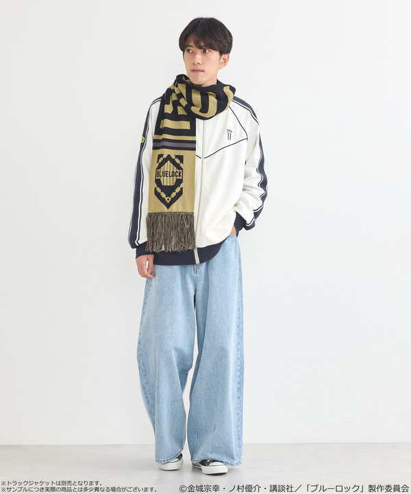 TVアニメ『ブルーロック』× earth music＆ecology Japan Label「サッカーマフラー 潔 世一 モデル＜グリーン＞」