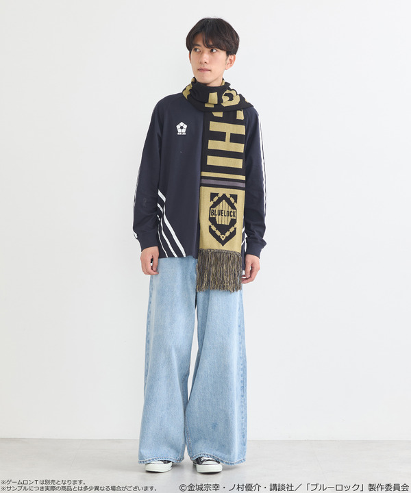 TVアニメ『ブルーロック』× earth music＆ecology Japan Label「サッカーマフラー 潔 世一 モデル＜グリーン＞」