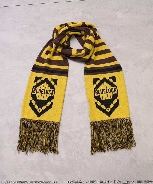 TVアニメ『ブルーロック』× earth music＆ecology Japan Label「サッカーマフラー 蜂楽 廻  モデル＜イエロー＞」