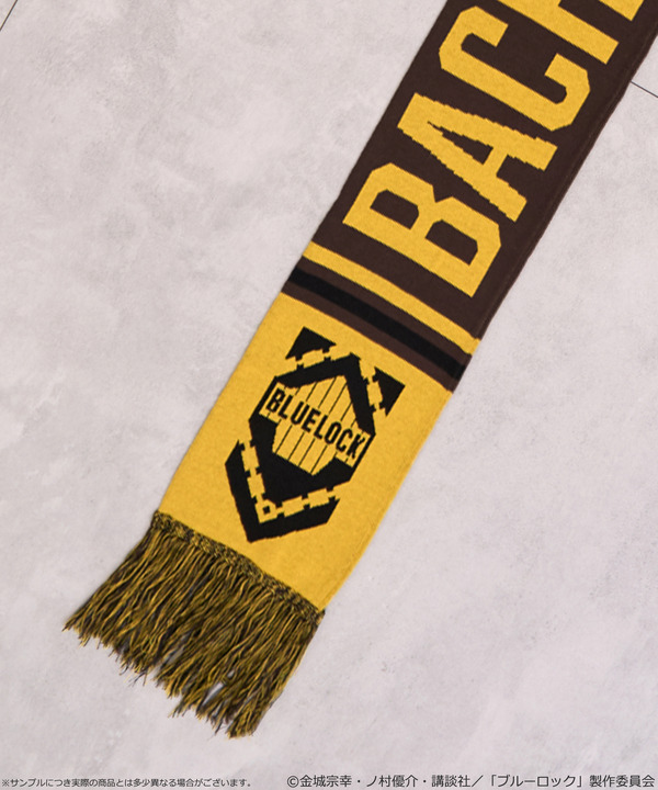 TVアニメ『ブルーロック』× earth music＆ecology Japan Label「サッカーマフラー 蜂楽 廻  モデル＜イエロー＞」