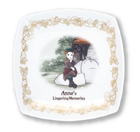 50周年記念 世界名作劇場マーケット「赤毛のアン スクエアプレート（ノスタルジック）」（C）NIPPON ANIMATION CO.,LTD.
