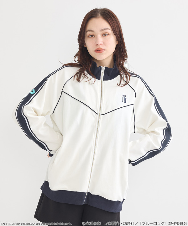 TVアニメ『ブルーロック』× earth music＆ecology Japan Label「トラックジャケット 糸師 凛 モデル＜ターコイズブルー＞」