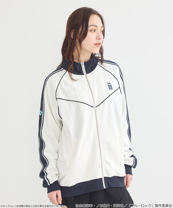 TVアニメ『ブルーロック』× earth music＆ecology Japan Label「トラックジャケット 糸師 凛 モデル＜ターコイズブルー＞」