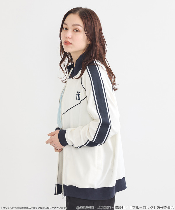 TVアニメ『ブルーロック』× earth music＆ecology Japan Label「トラックジャケット 糸師 凛 モデル＜ターコイズブルー＞」