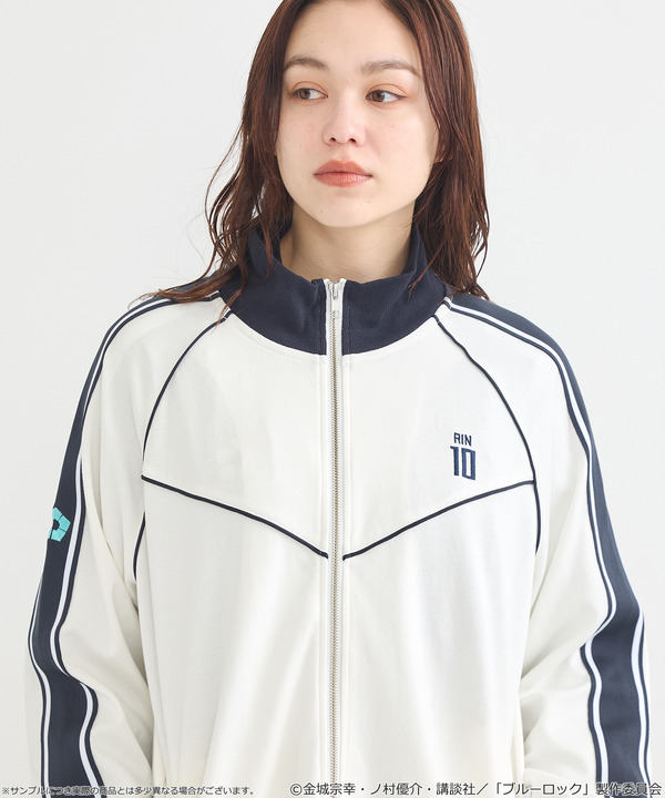 TVアニメ『ブルーロック』× earth music＆ecology Japan Label「トラックジャケット 糸師 凛 モデル＜ターコイズブルー＞」