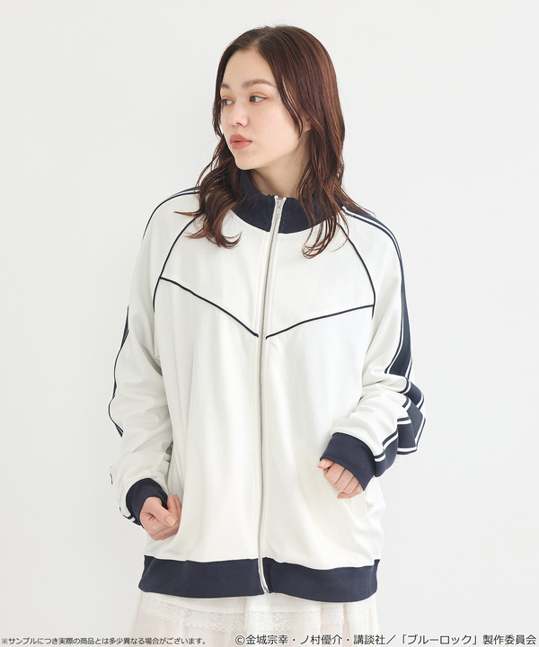 TVアニメ『ブルーロック』× earth music＆ecology Japan Label「トラックジャケット 汎用モデル＜ホワイト＞」