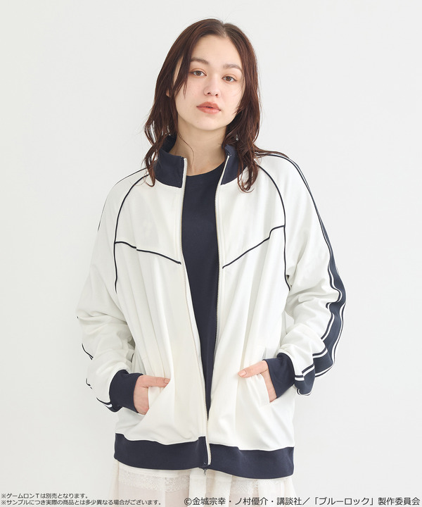 TVアニメ『ブルーロック』× earth music＆ecology Japan Label「トラックジャケット 汎用モデル＜ホワイト＞」