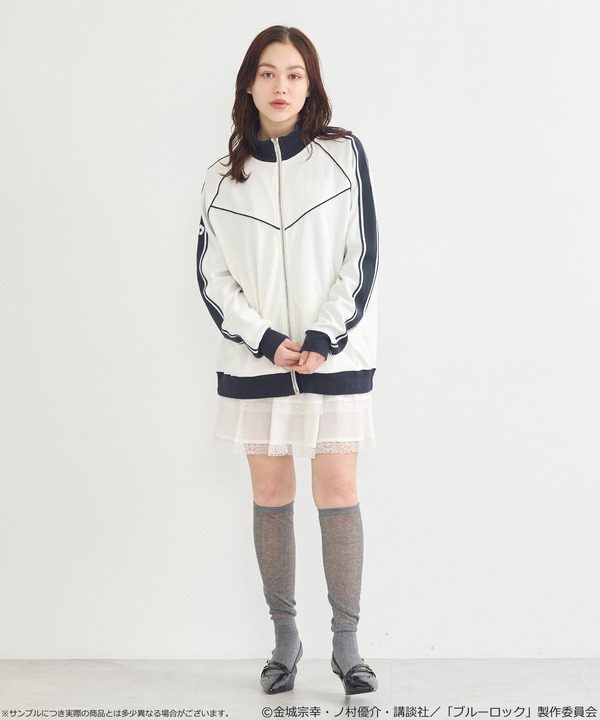 TVアニメ『ブルーロック』× earth music＆ecology Japan Label「トラックジャケット 汎用モデル＜ホワイト＞」