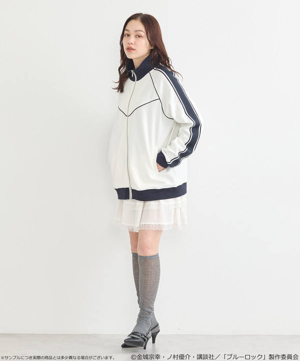 TVアニメ『ブルーロック』× earth music＆ecology Japan Label「トラックジャケット 汎用モデル＜ホワイト＞」