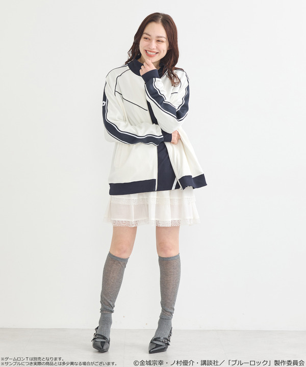 TVアニメ『ブルーロック』× earth music＆ecology Japan Label「トラックジャケット 汎用モデル＜ホワイト＞」