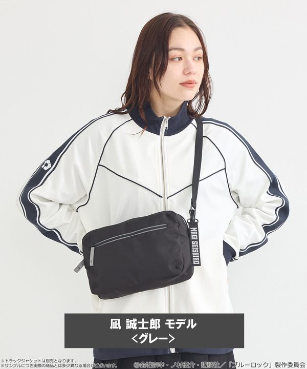 TVアニメ『ブルーロック』× earth music＆ecology Japan Label「クリアショルダーバッグ 凪 誠士郎 モデル＜グレー＞」