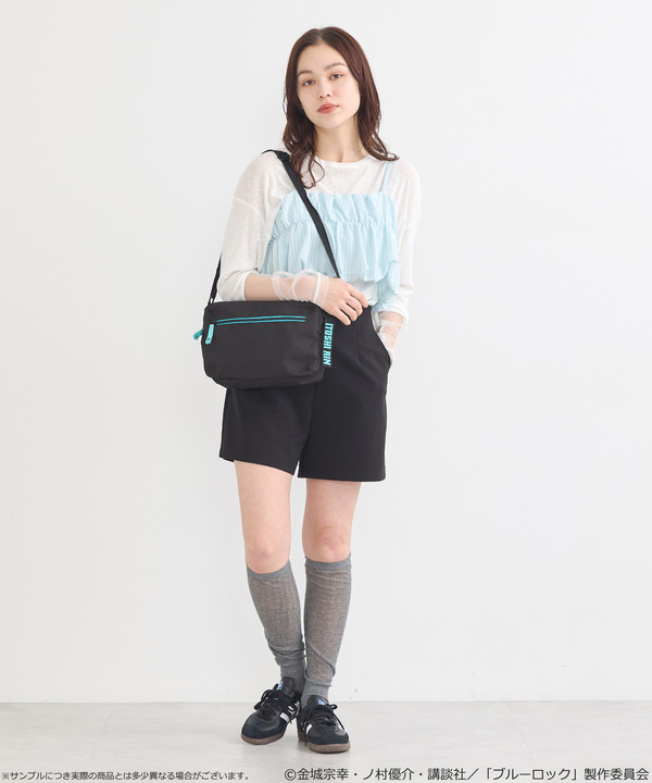 TVアニメ『ブルーロック』× earth music＆ecology Japan Label「クリアショルダーバッグ 糸師 凛 モデル＜ターコイズブルー＞」