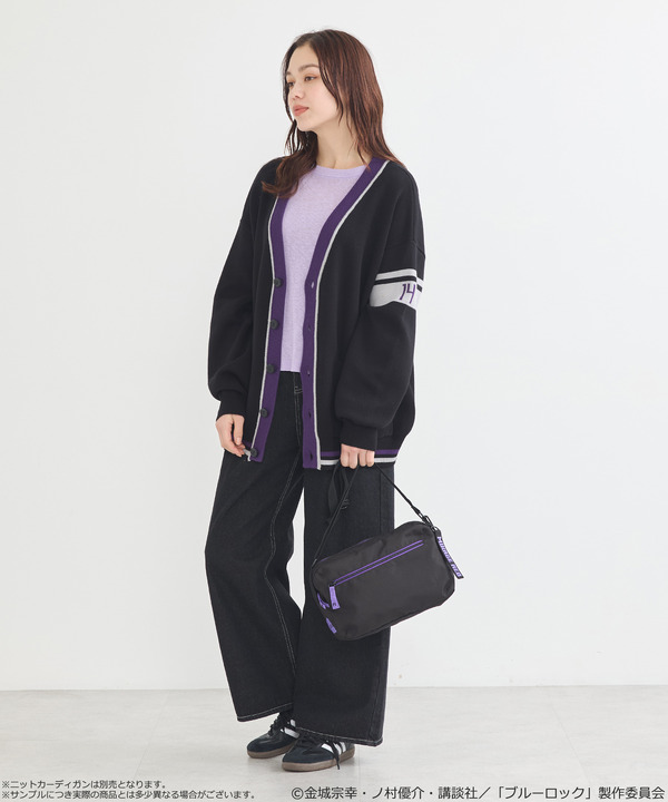 TVアニメ『ブルーロック』× earth music＆ecology Japan Label「クリアショルダーバッグ 御影 玲王 モデル＜パープル＞」