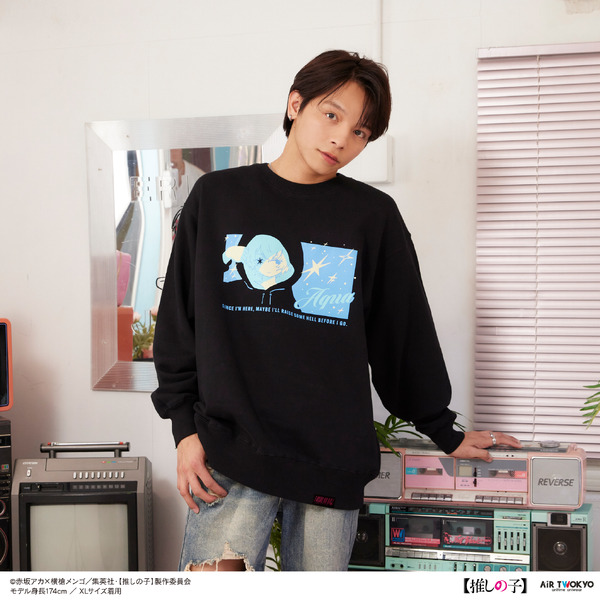 レトロポップスウェット 2（アクア）