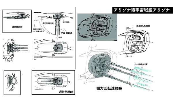 『ヤマトよ永遠に REBEL3199 第三章 群青のアステロイド』ヤマトーク付き上映会「第2弾“メカデザイン篇”」スライド（C）西﨑義展／宇宙戦艦ヤマト3199製作委員会