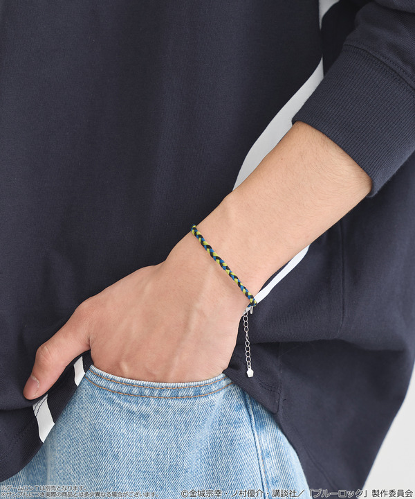 TVアニメ『ブルーロック』× earth music＆ecology Japan Label「ブルーロック ミサンガブレスレットセット