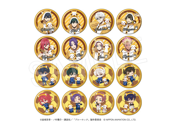 トレーディンググリッター缶バッジ（全16種）