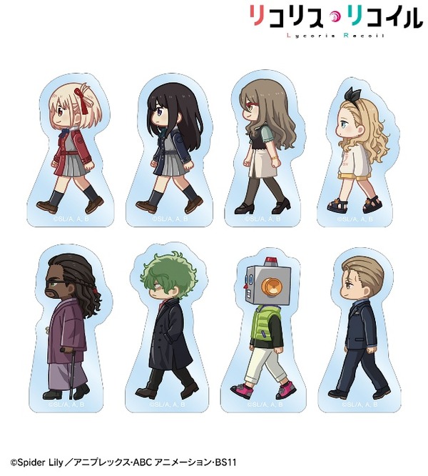 TVアニメ『リコリス・リコイル』「トレーディング ちびとこ アクリルマスコット」（C）Spider Lily／アニプレックス・ABCアニメーション・BS11
