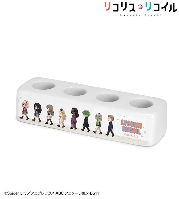 TVアニメ『リコリス・リコイル』「集合 ちびとこ 歯ブラシスタンド」（C）Spider Lily／アニプレックス・ABCアニメーション・BS11