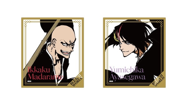 「BLEACH WORLD」が2025年6月より全国各地で開催。オリジナルグッズ「クリアミニ色紙コレクション」（C）TITE KUBO/SHUEISHA（C）久保帯人／集英社・テレビ東京・ｄｅｎｔｓｕ・ぴえろ（C）Bandai Namco Amusement Inc.