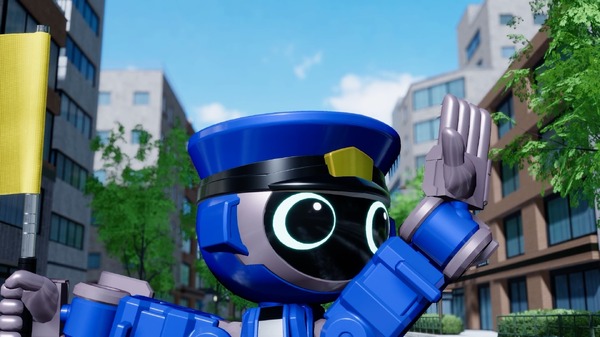 『特装合体ロボ ジョブレイバー』アニメ場面写