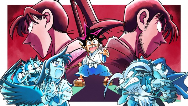 TVアニメ『真･侍伝 YAIBA』第7話場面カット（C）青山剛昌／小学館／真・侍伝YAIBA製作委員会