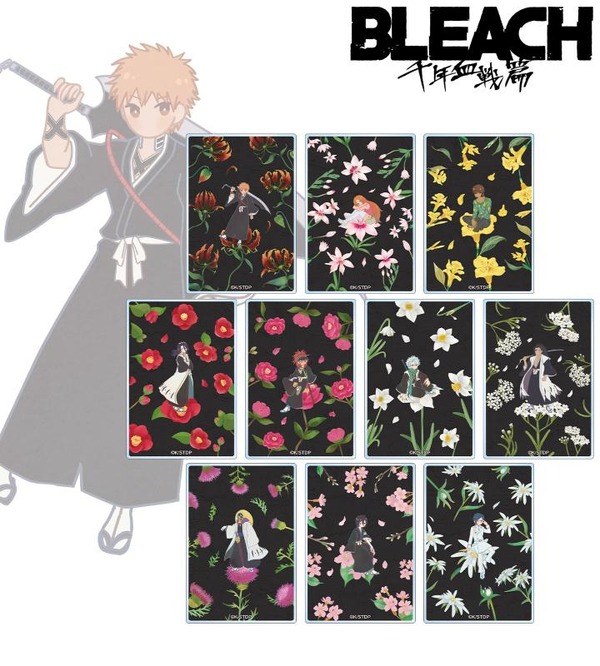 BLEACH」黒崎一護、井上織姫、日番谷冬獅郎らボタニカルデザイン