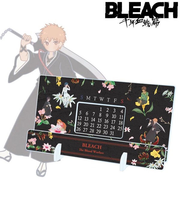 TVアニメ『BLEACH 千年血戦篇』「集合 Botania 卓上アクリル万年カレンダー ver.A」（C）久保帯人／集英社・テレビ東京・ｄｅｎｔｓｕ・ぴえろ