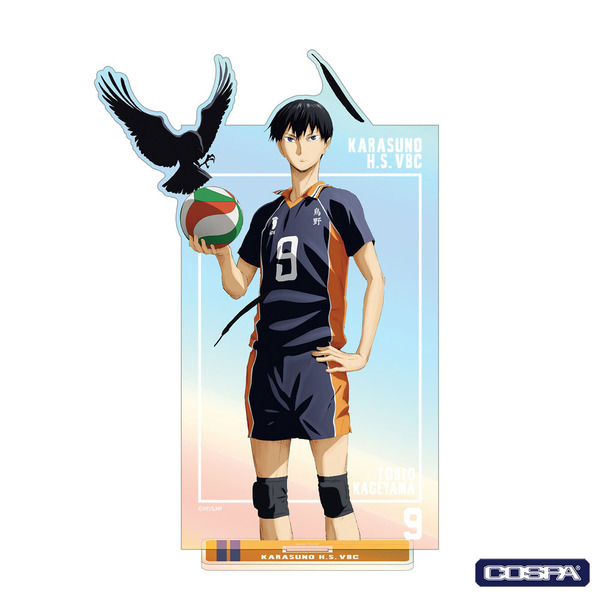 TVアニメ『ハイキュー!!』「影山飛雄 オーロラアクリルスタンド（大） 挑戦と成長Ver.」（C）古舘春一／集英社・「ハイキュー!!」製作委員会