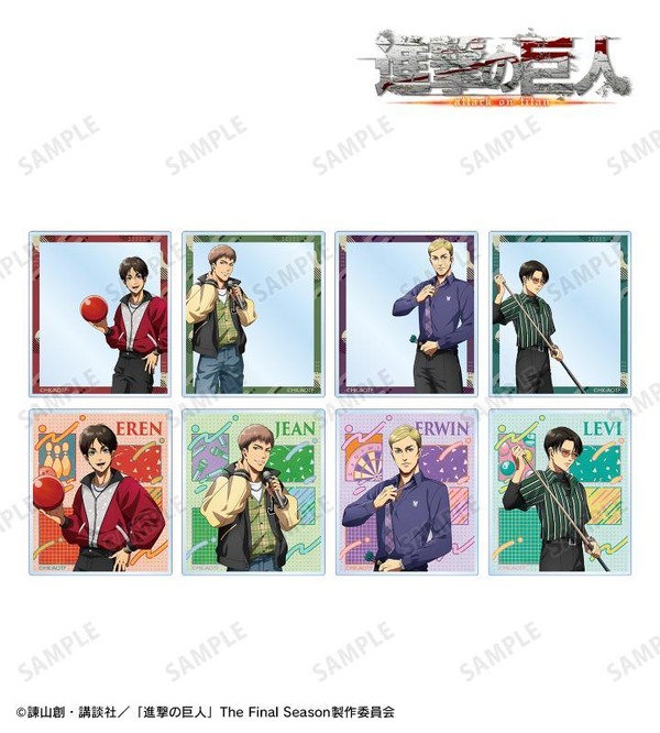 描き下ろし レトロ風ファッションver. トレーディングアクリルカード