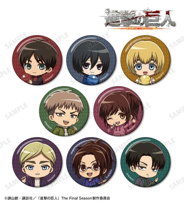 トレーディング ちびキャラ アクティビティver. グリッター缶バッジ