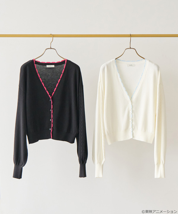 『ふたりはプリキュア』× earth music＆ecology Japan Label「ふたりはプリキュア ニットカーディガン」（C）東映アニメーション