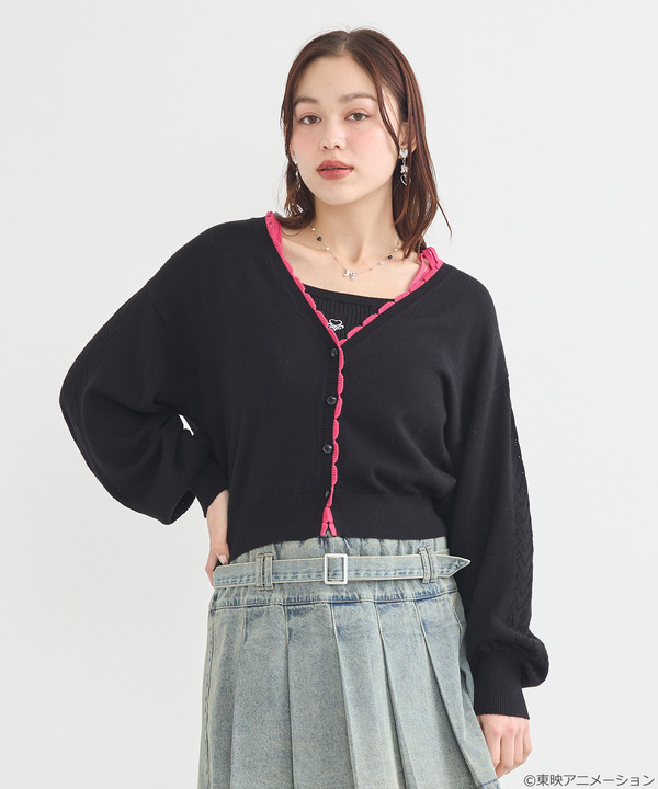 『ふたりはプリキュア』× earth music＆ecology Japan Label「ふたりはプリキュア ニットカーディガン」（C）東映アニメーション