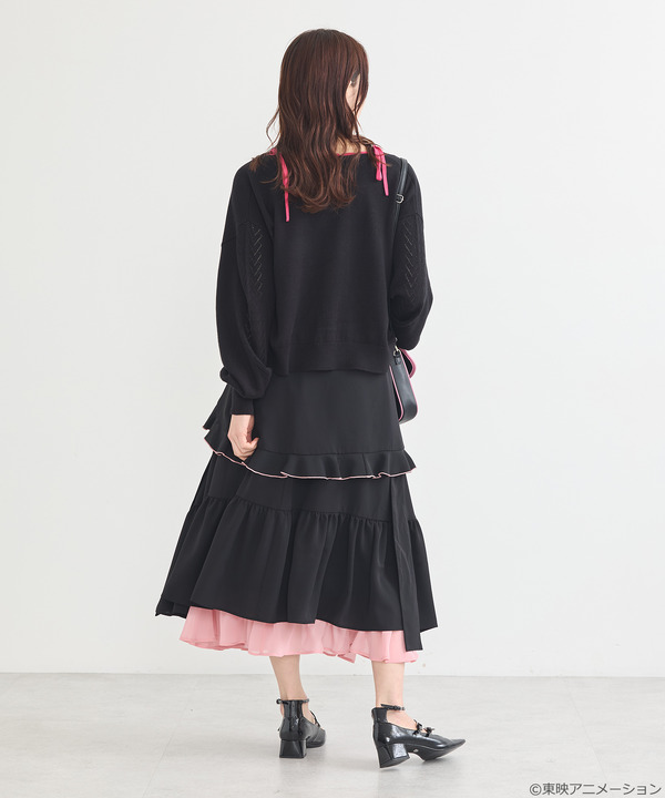 『ふたりはプリキュア』× earth music＆ecology Japan Label「ふたりはプリキュア ニットカーディガン」（C）東映アニメーション