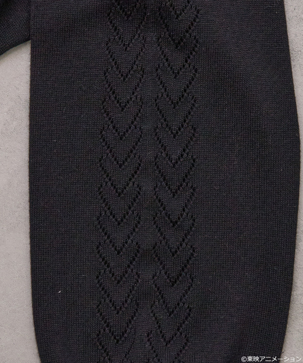 『ふたりはプリキュア』× earth music＆ecology Japan Label「ふたりはプリキュア ニットカーディガン」（C）東映アニメーション