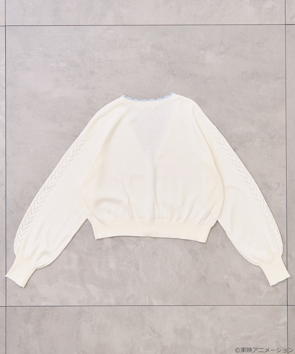 『ふたりはプリキュア』× earth music＆ecology Japan Label「ふたりはプリキュア ニットカーディガン」（C）東映アニメーション