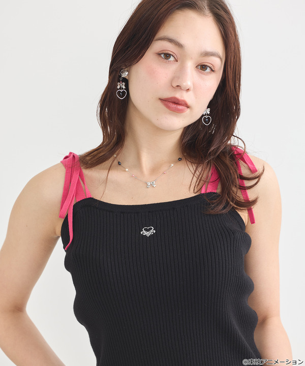 『ふたりはプリキュア』× earth music＆ecology Japan Label「ふたりはプリキュア ニットキャミソール」（C）東映アニメーション