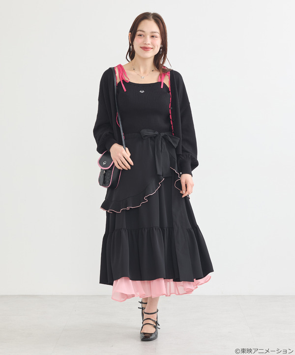 『ふたりはプリキュア』× earth music＆ecology Japan Label「ふたりはプリキュア ニットキャミソール」（C）東映アニメーション